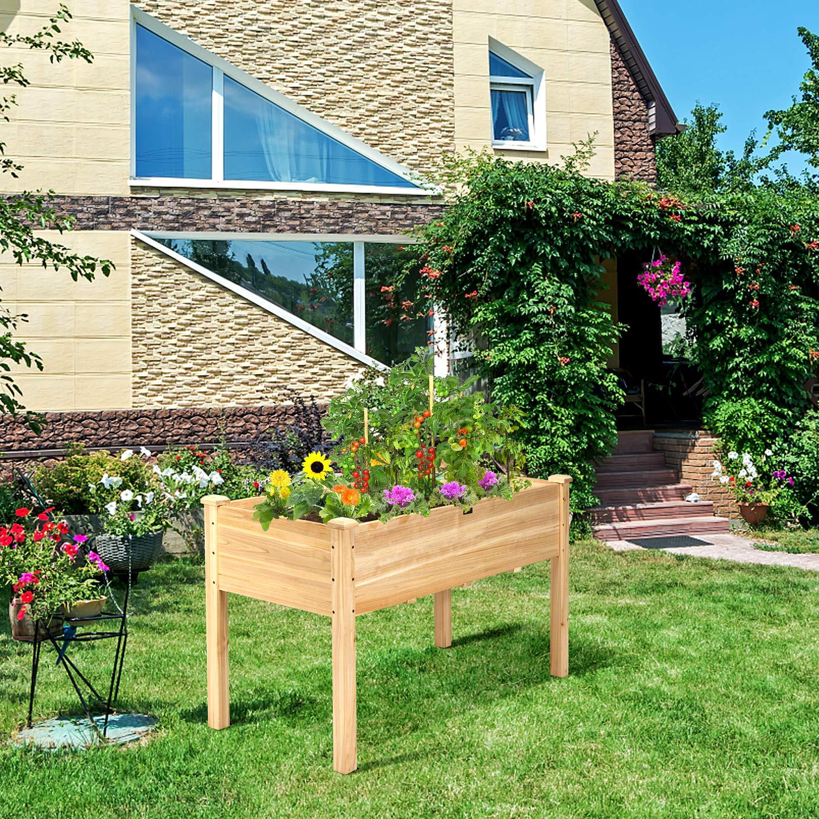 Raised Garden Bed Kit (49.5" X 23.5" X 30.0") 