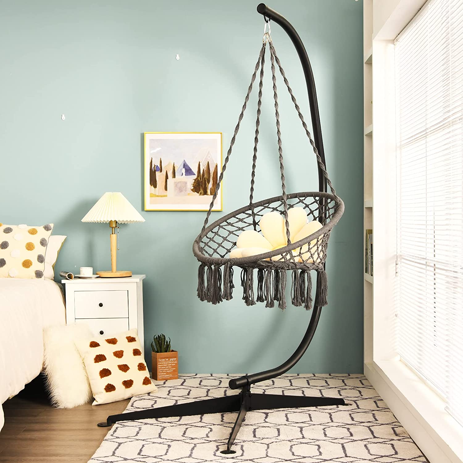 Giantex Hammock Chair Stand, Hanging Chair Stand, C Stand for Hanging Chair 