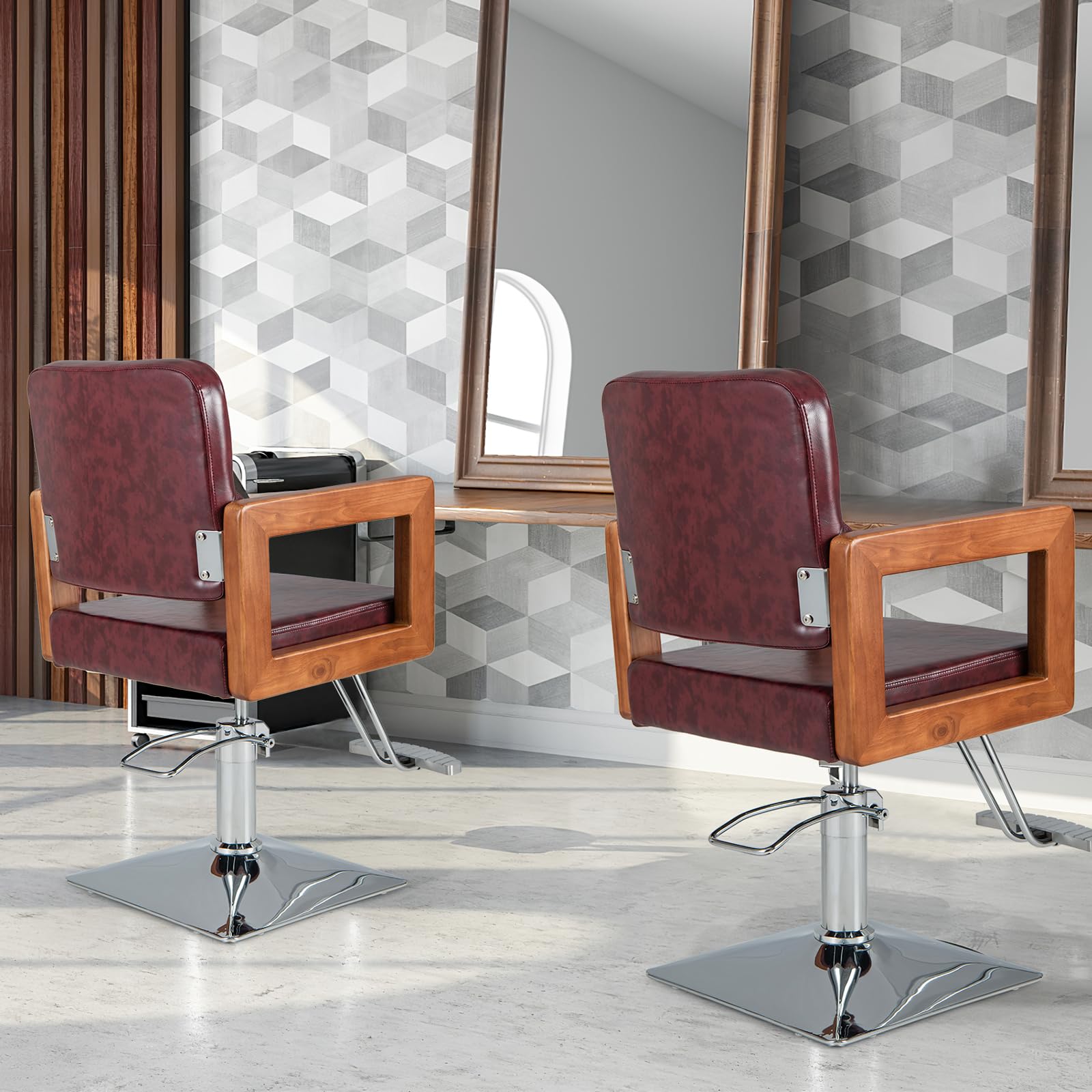 Giantex Barber Chair - Salon Chair for Hair Stylist 