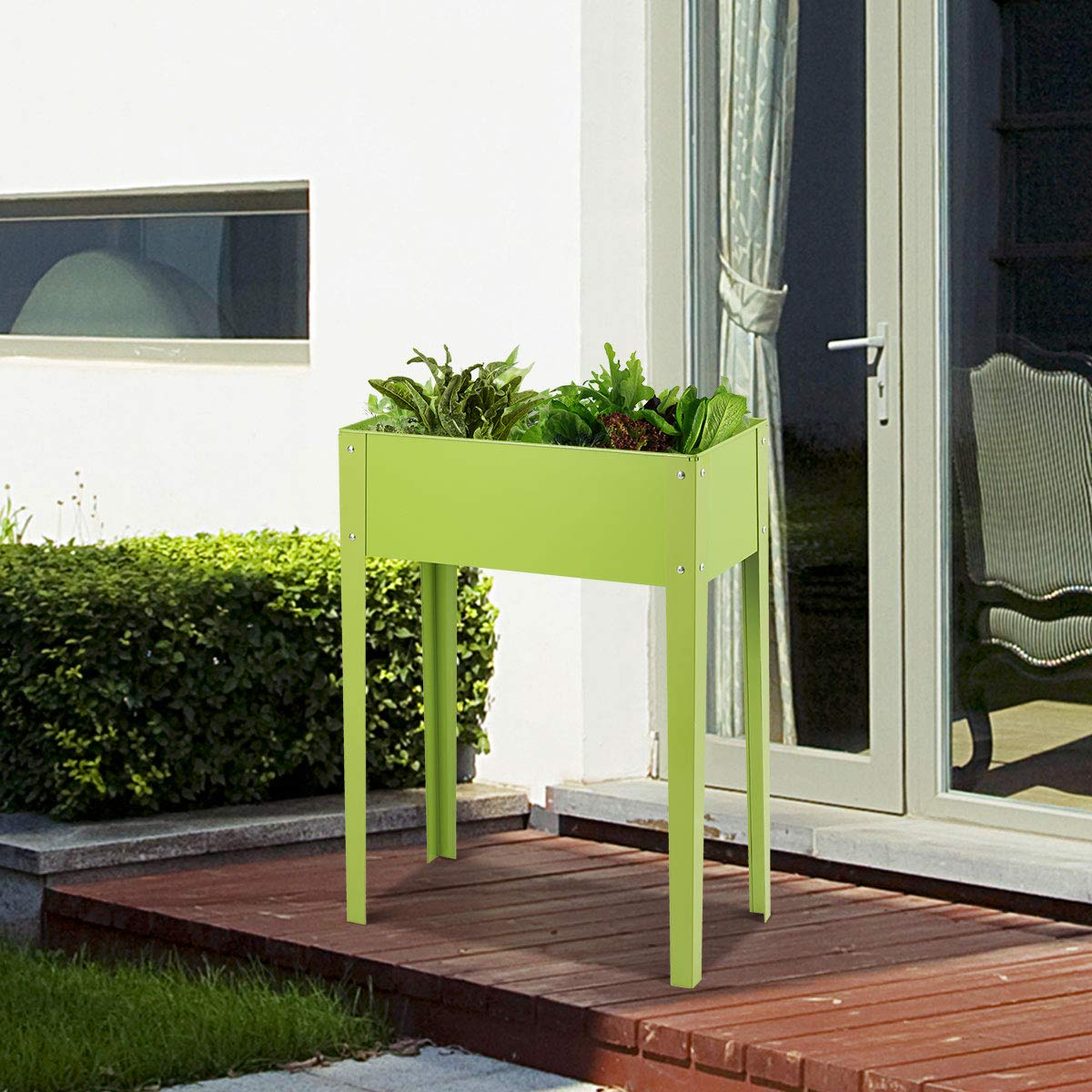 Metal Plant Box with Legs (25" L x 13" W x 31.5" H) 