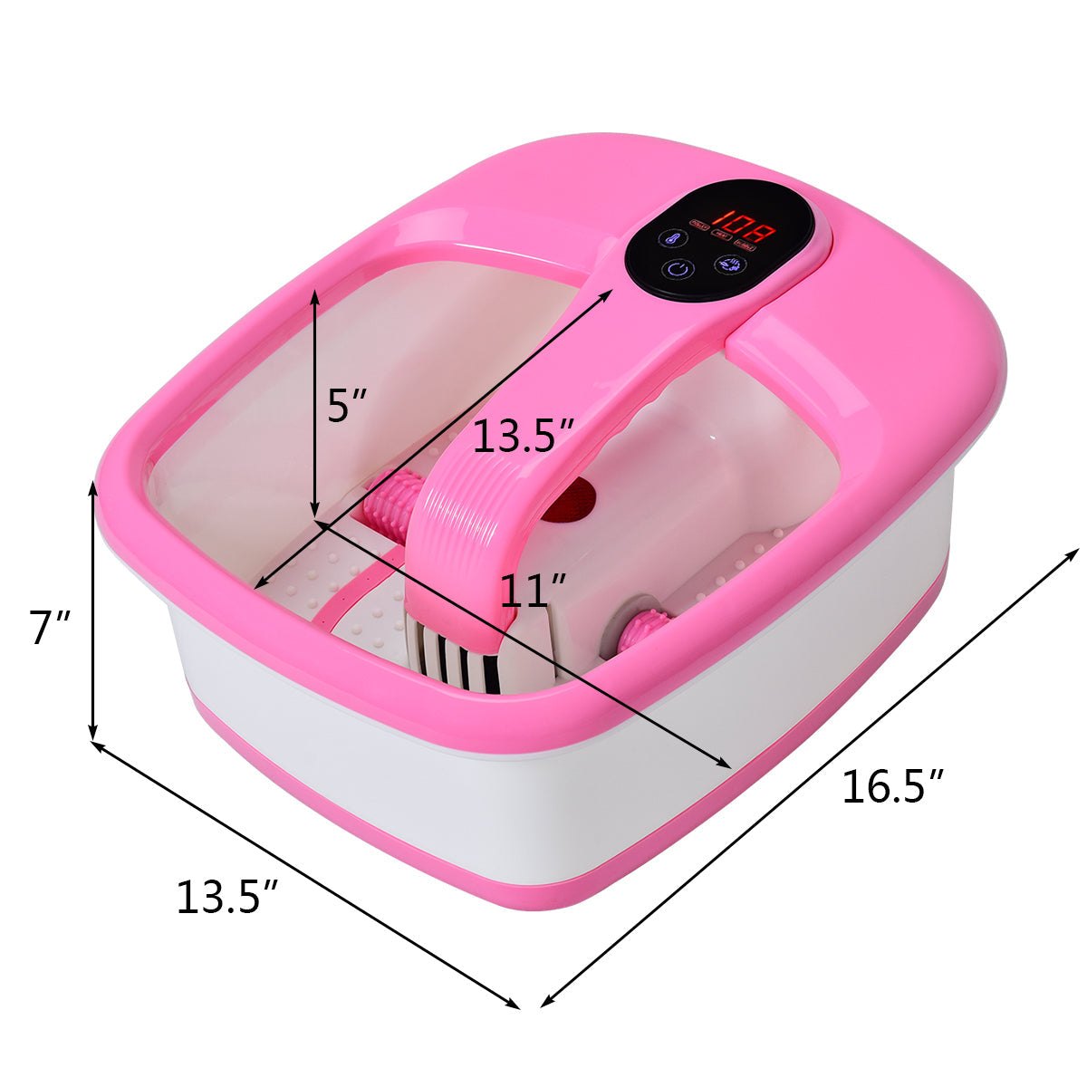 Giantex Foot Spa Bath Massager with Automatic Massage Rollers 