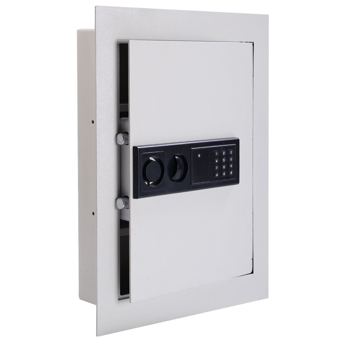 Giantex Electronic Wall Hidden Safe Security Box,.83 CF Built-In Wall Electronic Flat Security Safety Cabinet 