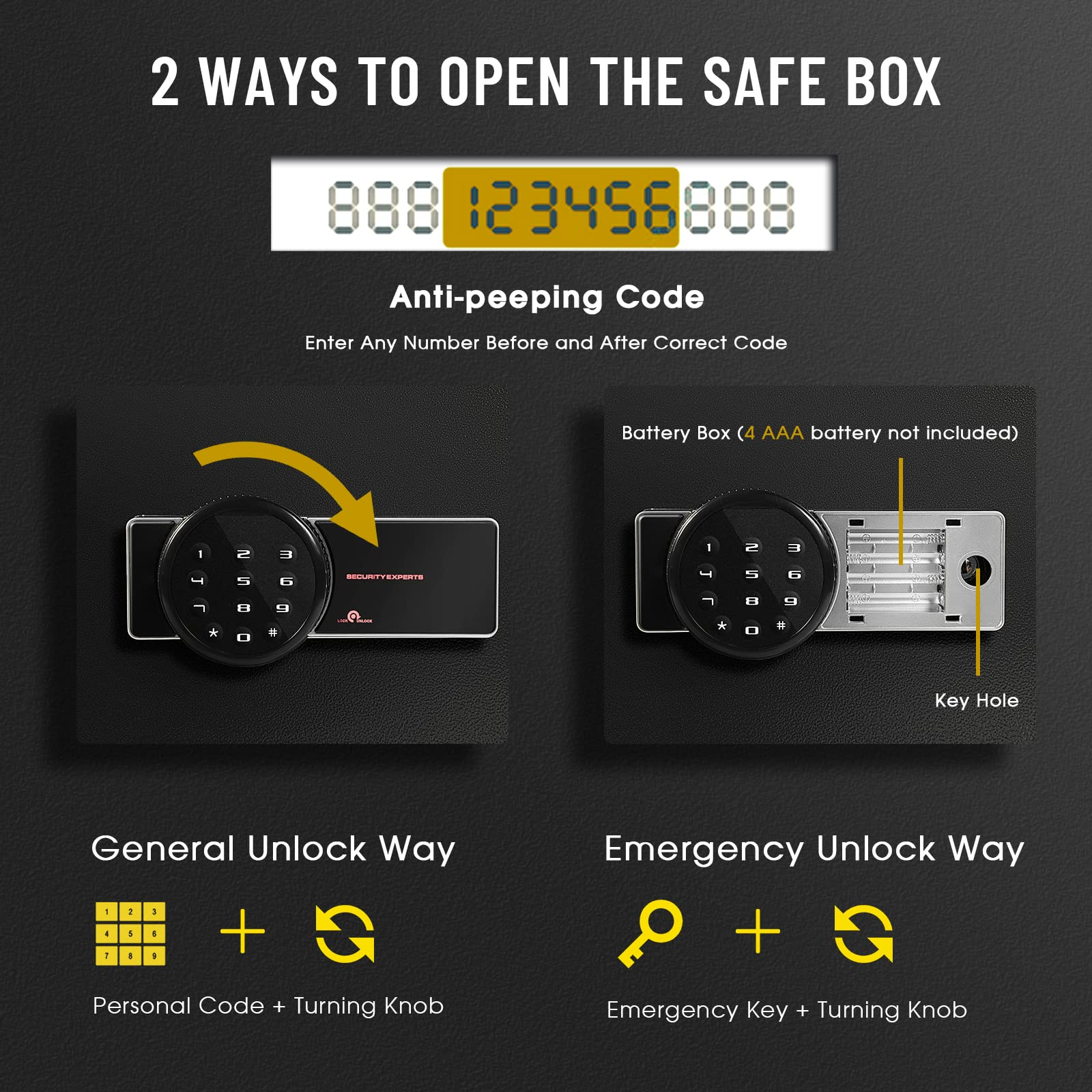 Giantex Electronic Safe Box 