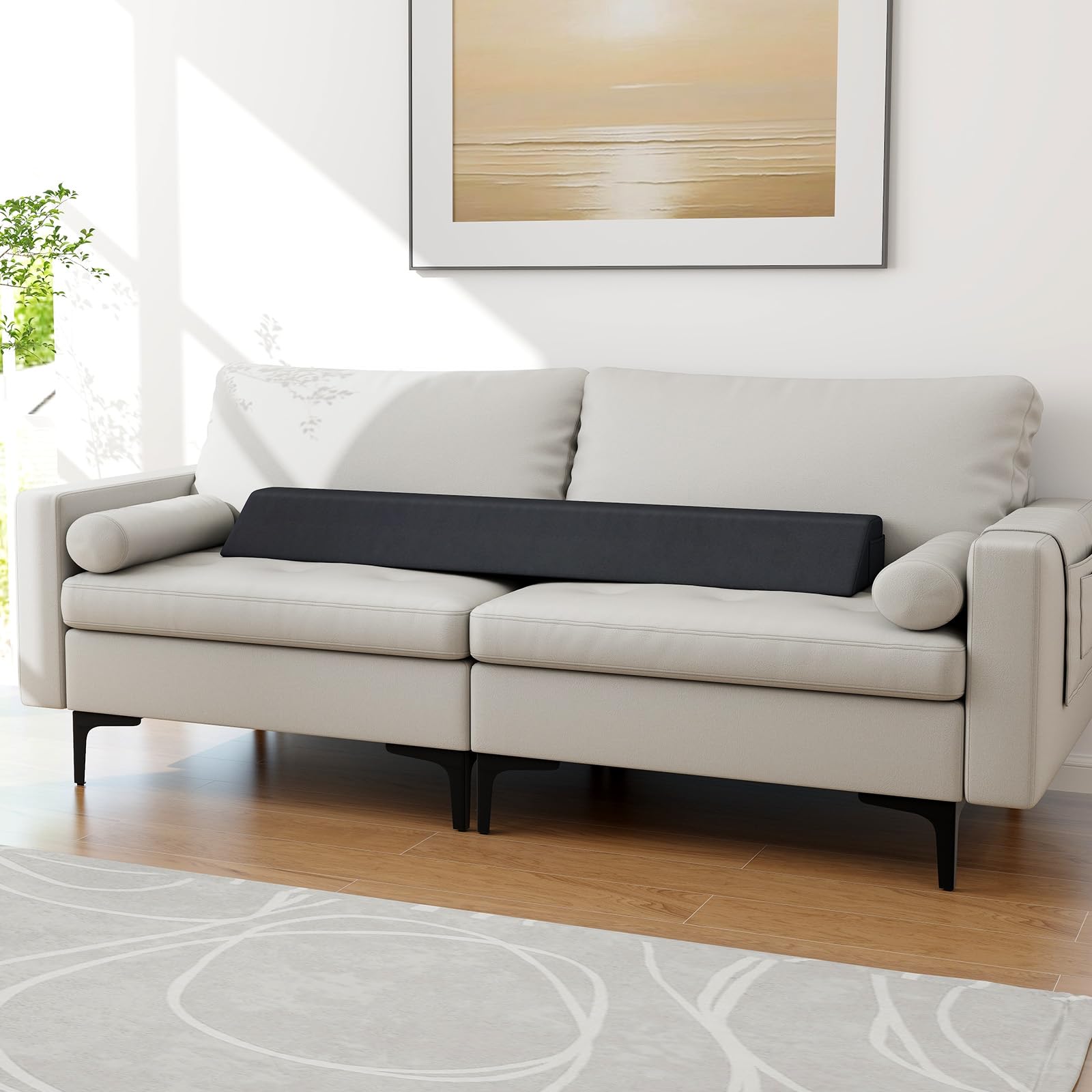 Giantex Bed Wedge Pillow for Headboard Gap Filler 