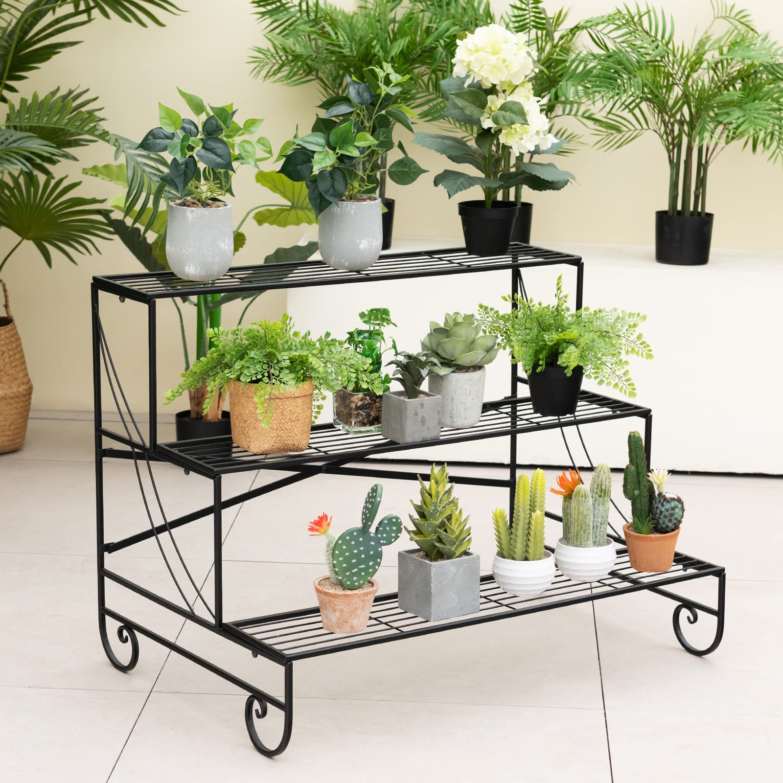Giantex 3 Tier Metal Plant Stand 