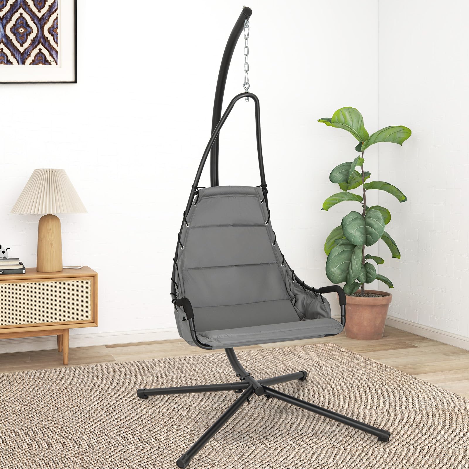 Giantex Hanging Chair with Stand 
