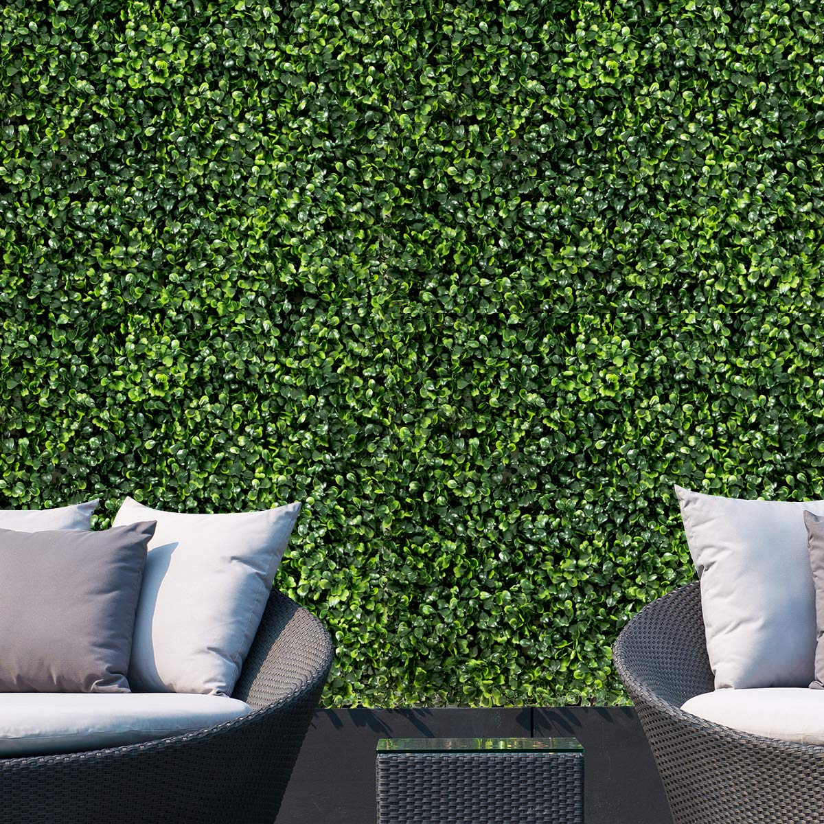 Giantex 12PCS 20x20inch Artificial Boxwood Panels Garden Privacy Fence Screen 