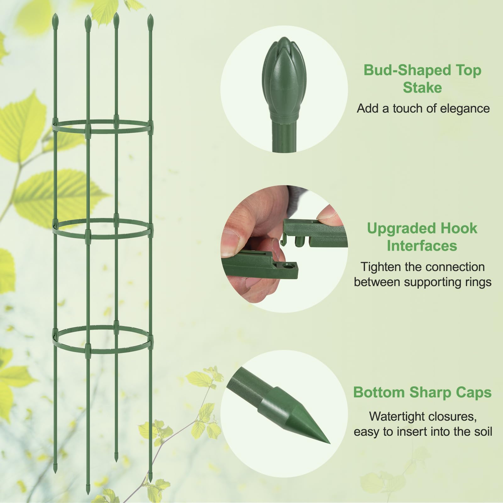 Giantex 2-Pack Tomato Cages 