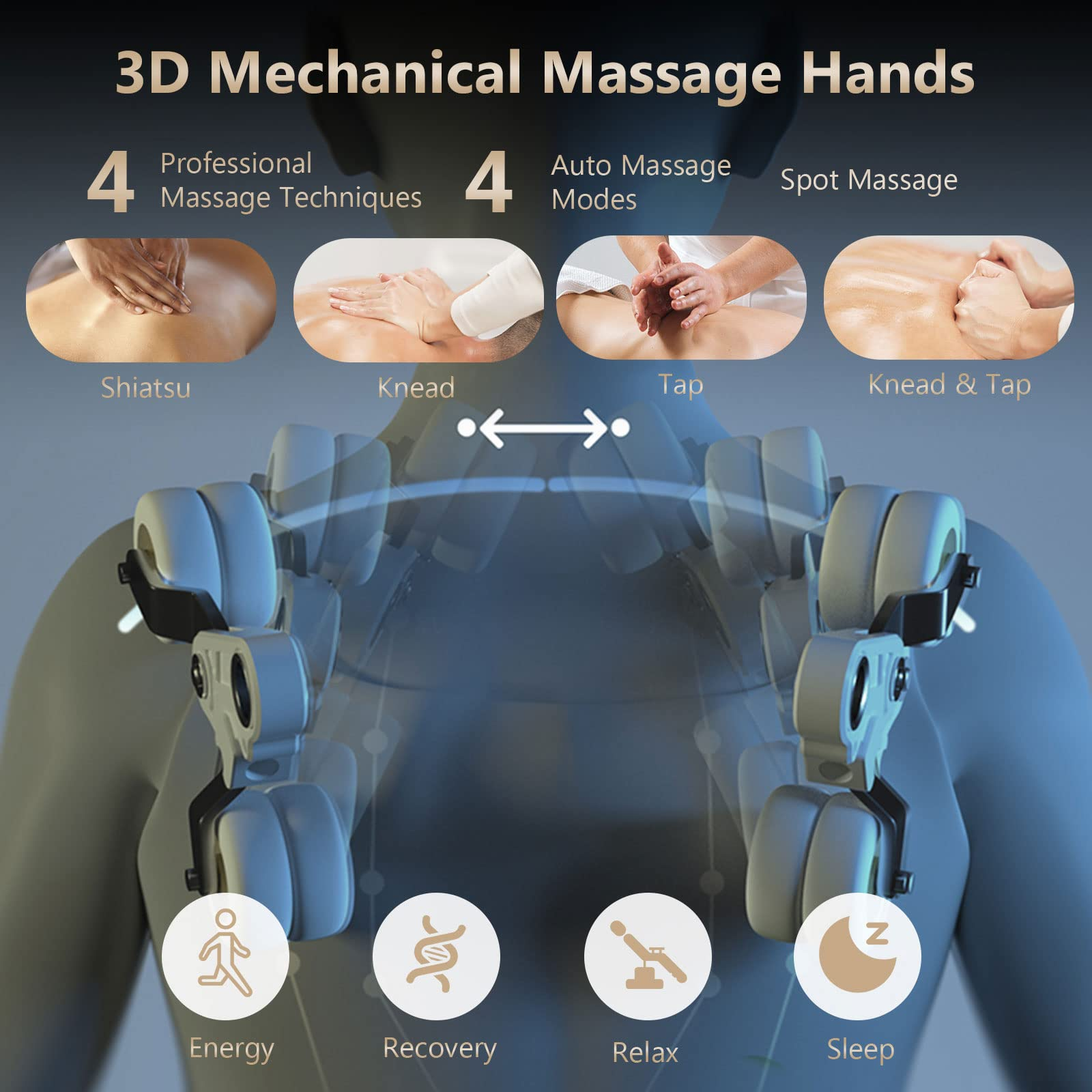Giantex Massage Chair Full Body - 3D Electric Zero Gravity Shiatsu Massage Recliner Chair 