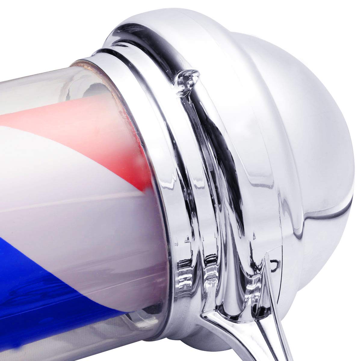 Giantex 30" Barber Pole LED Light, Hair Salon Barber Shop Open Sign 