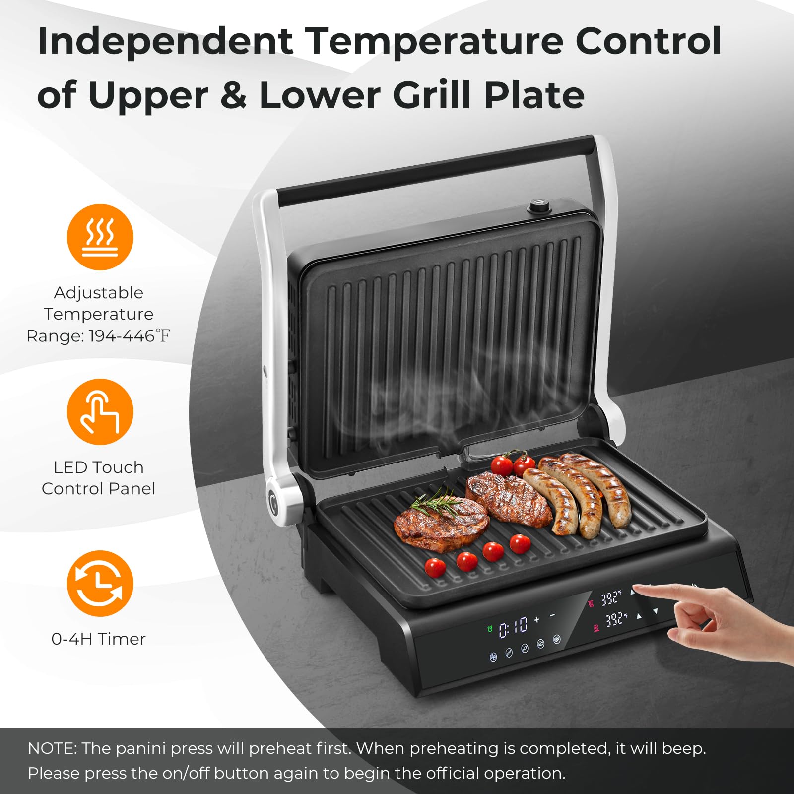 Giantex Panini Press Sandwich Maker 