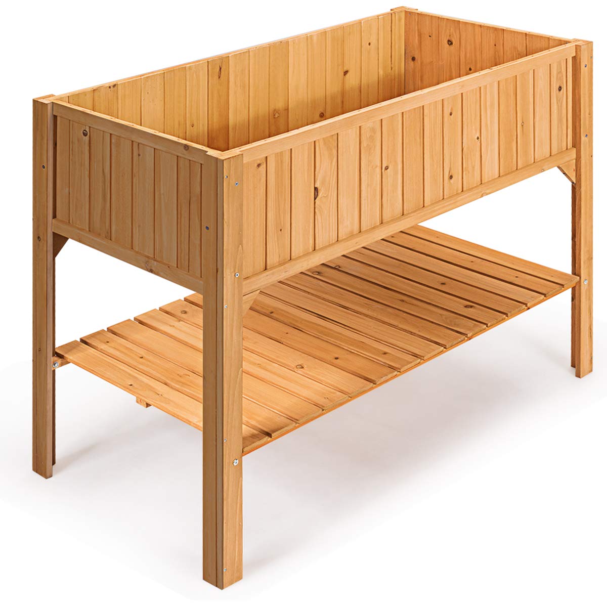 Raised Garden Planter Bed Box, 47" L x 22.5" W x 35.5" H 