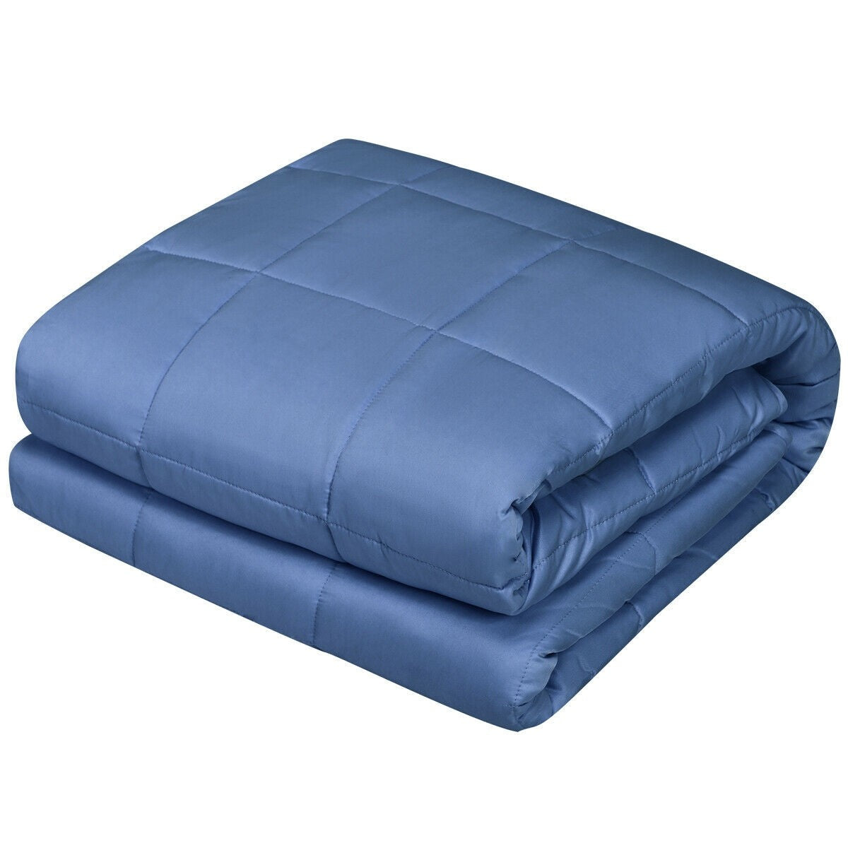Cooling Weighted Blanket, Luxury Cooling Silk Sewed in Cotton, 41"x60" | 7lbs/10lbs 