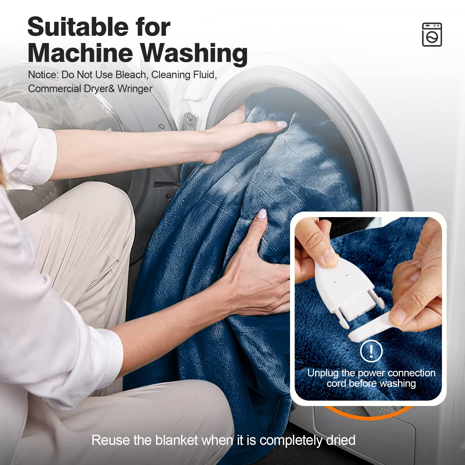 Giantex Electric Blanket Heated Throw, Flannel Sherpa Double Side Heating Blanket 50''x60'' 