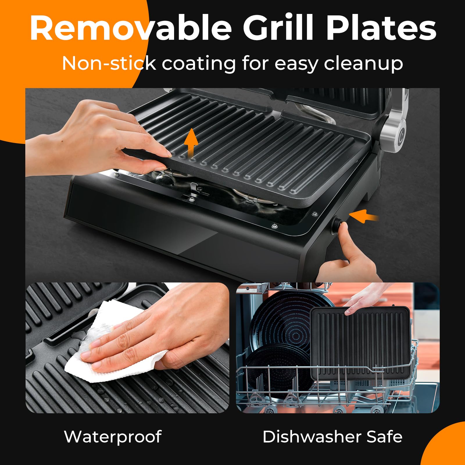 Giantex Panini Press Sandwich Maker 