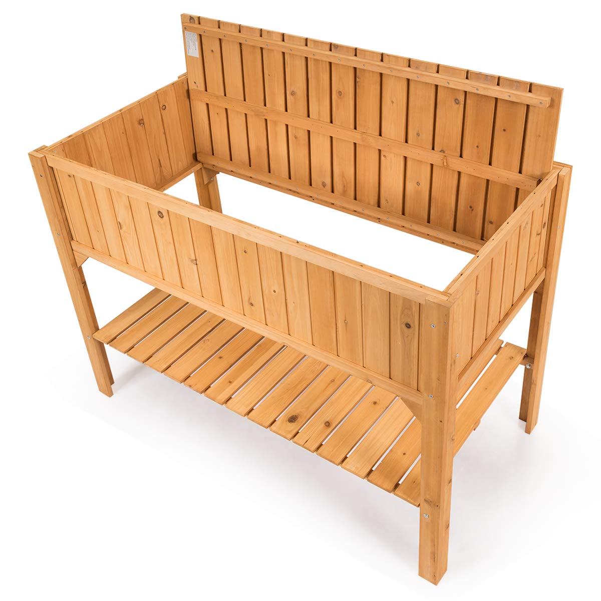 Raised Garden Planter Bed Box, 47" L x 22.5" W x 35.5" H 
