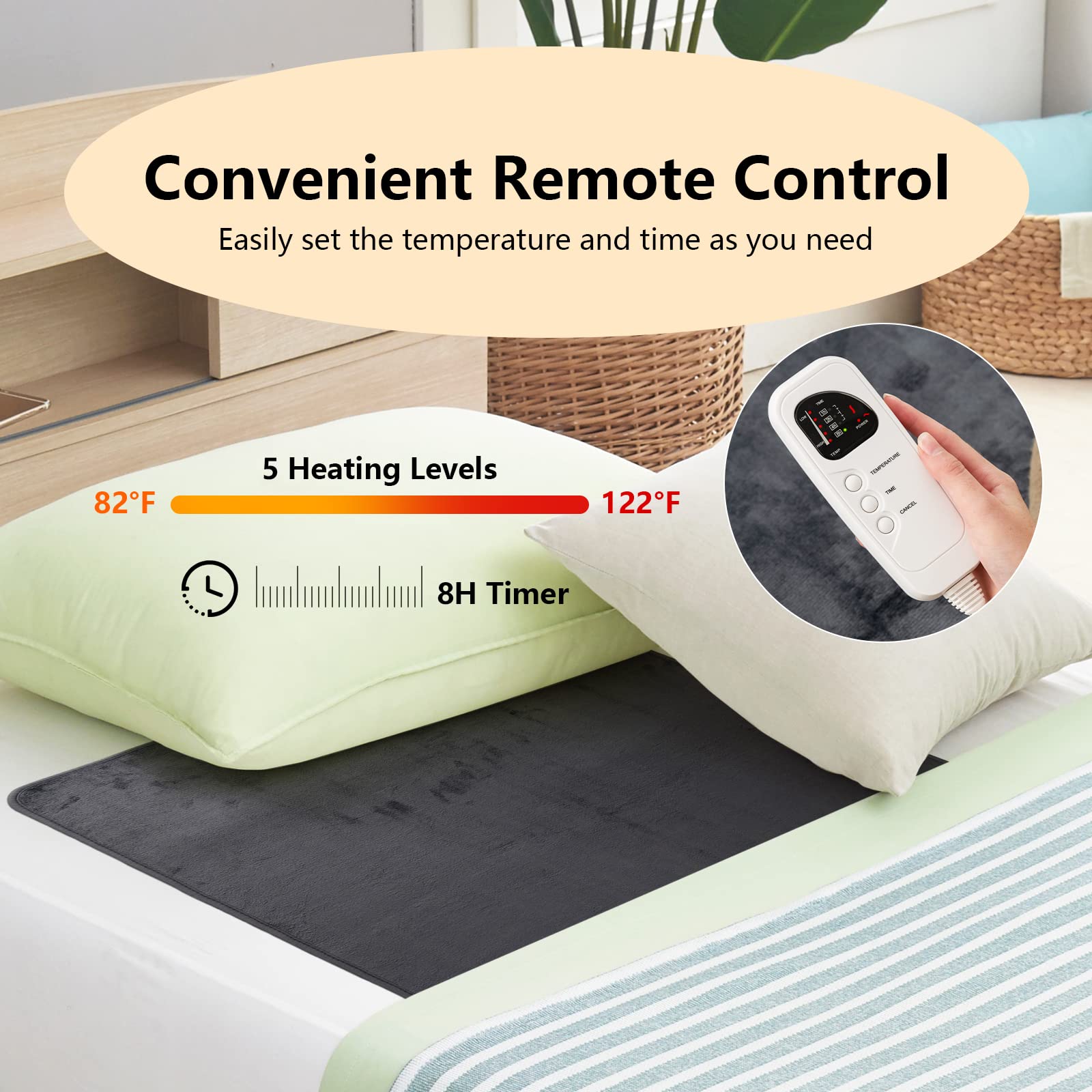 Giantex Heated Mattress Pad 