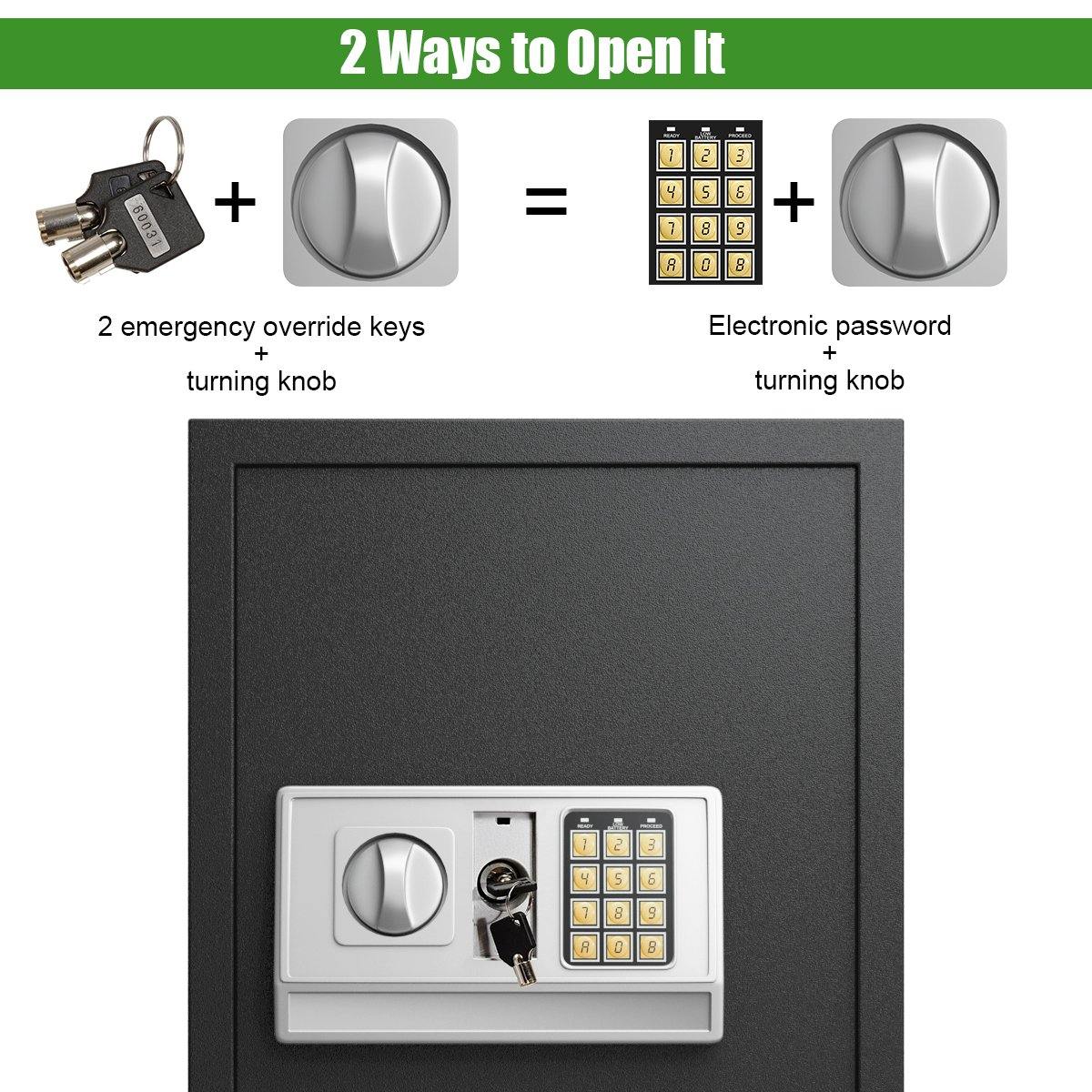 Large Digital Electronic Safe Box Keypad Lock Security 