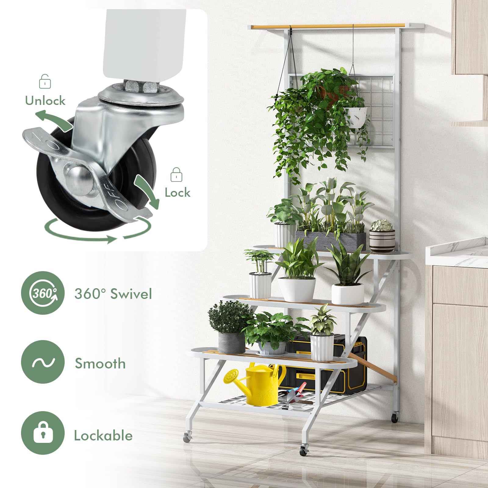 Giantex Hanging Plant Stand Indoor 