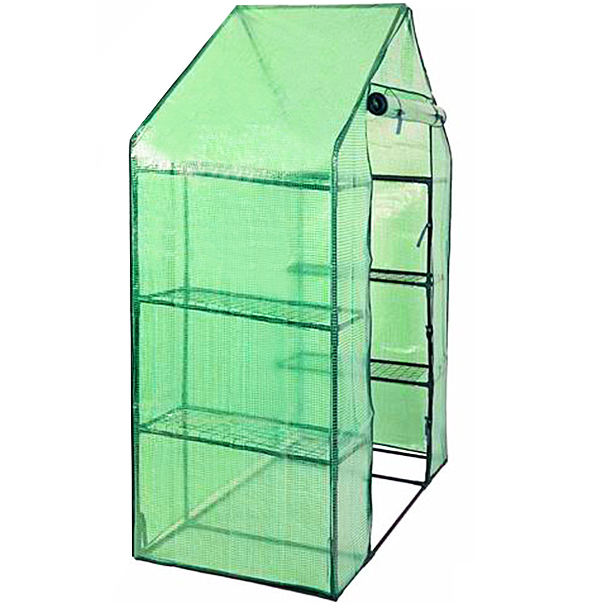 Greenhouse Outdoor Large Walk-in Plant Green house for Plants (Green) 