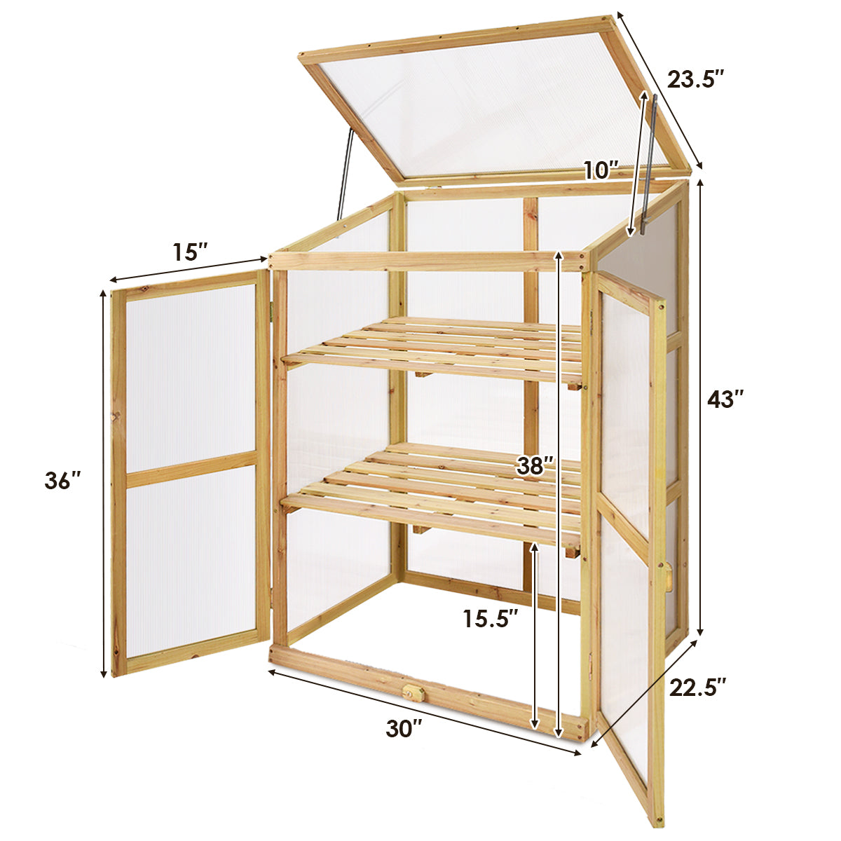 Raised Flower Planter Protection (35.4" X 31.3" X 23.0") 