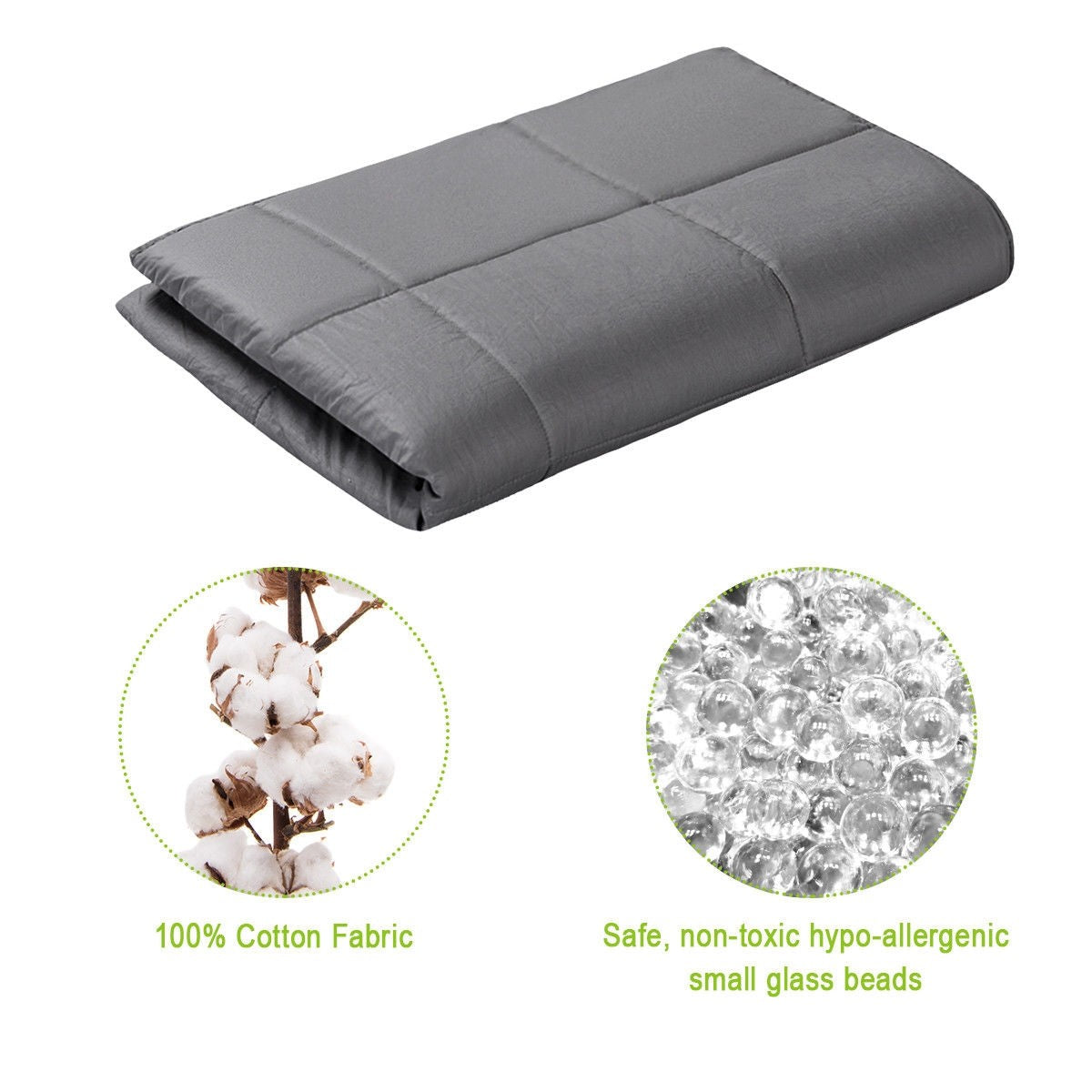 Giantex Weighted Blanket 7lbs -10lbs for Kids | 41" x 60" 