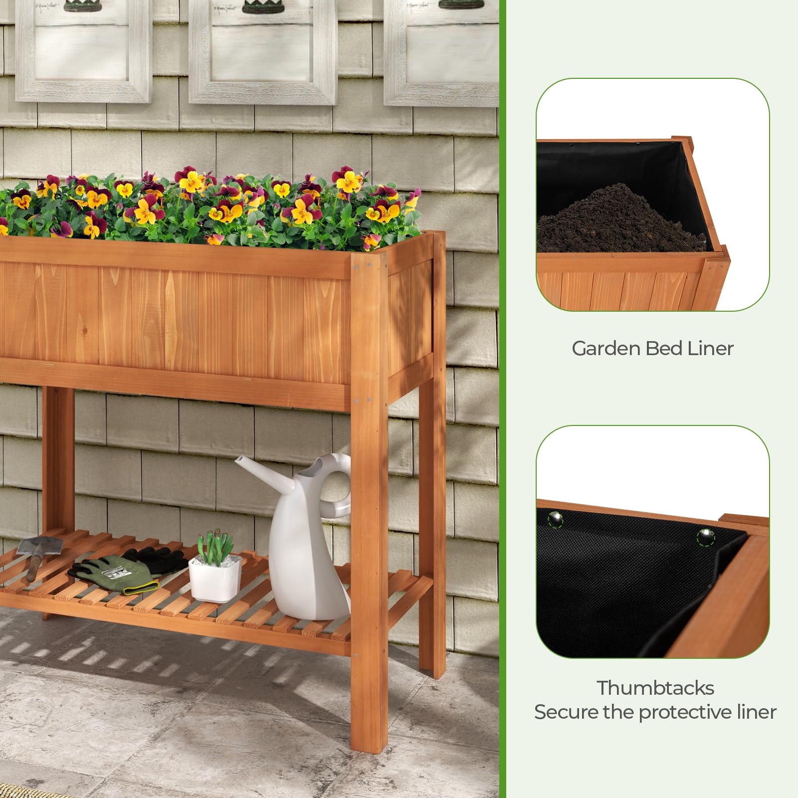 Giantex Raised Garden Beds Outdoor