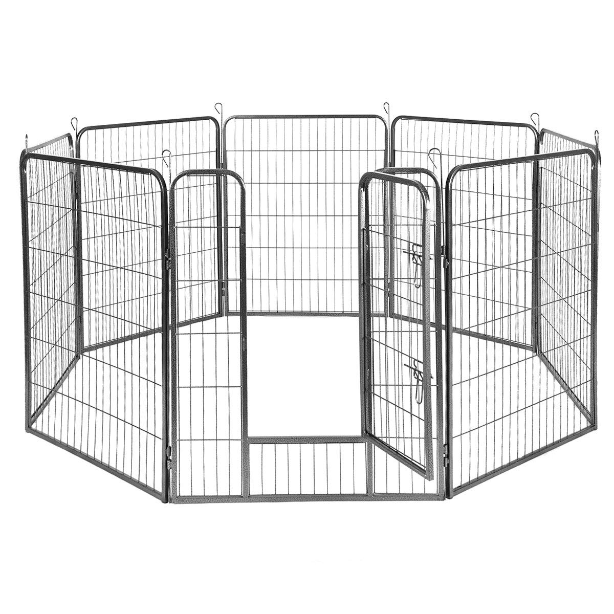 Giantex 40 inch Dog Playpen with Door 