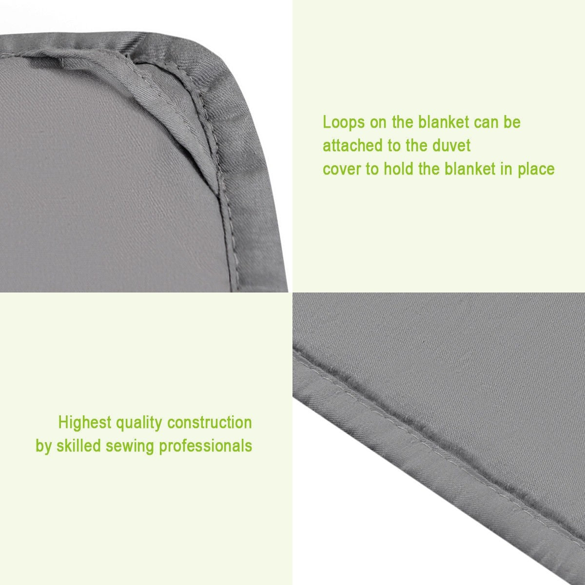Giantex Weighted Blanket 7lbs -10lbs for Kids | 41" x 60" 