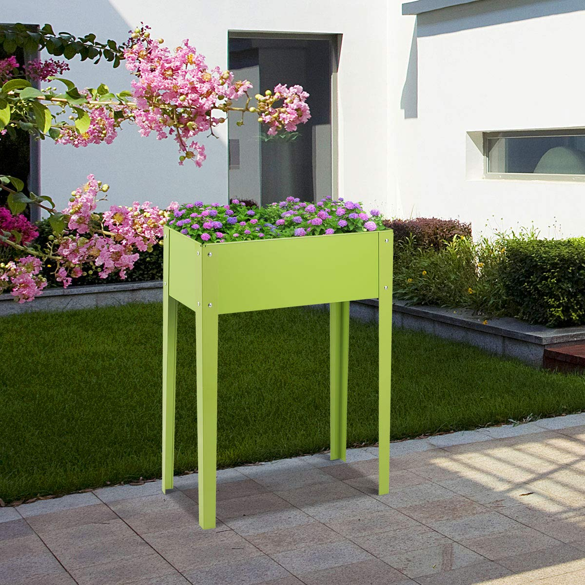 Metal Plant Box with Legs (25" L x 13" W x 31.5" H) 