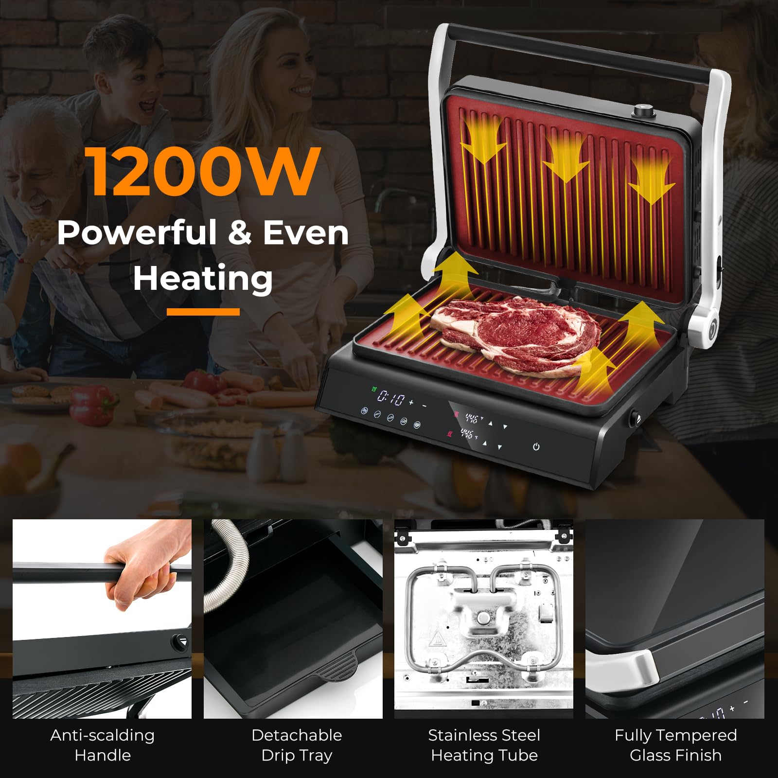 Giantex Panini Press Sandwich Maker 