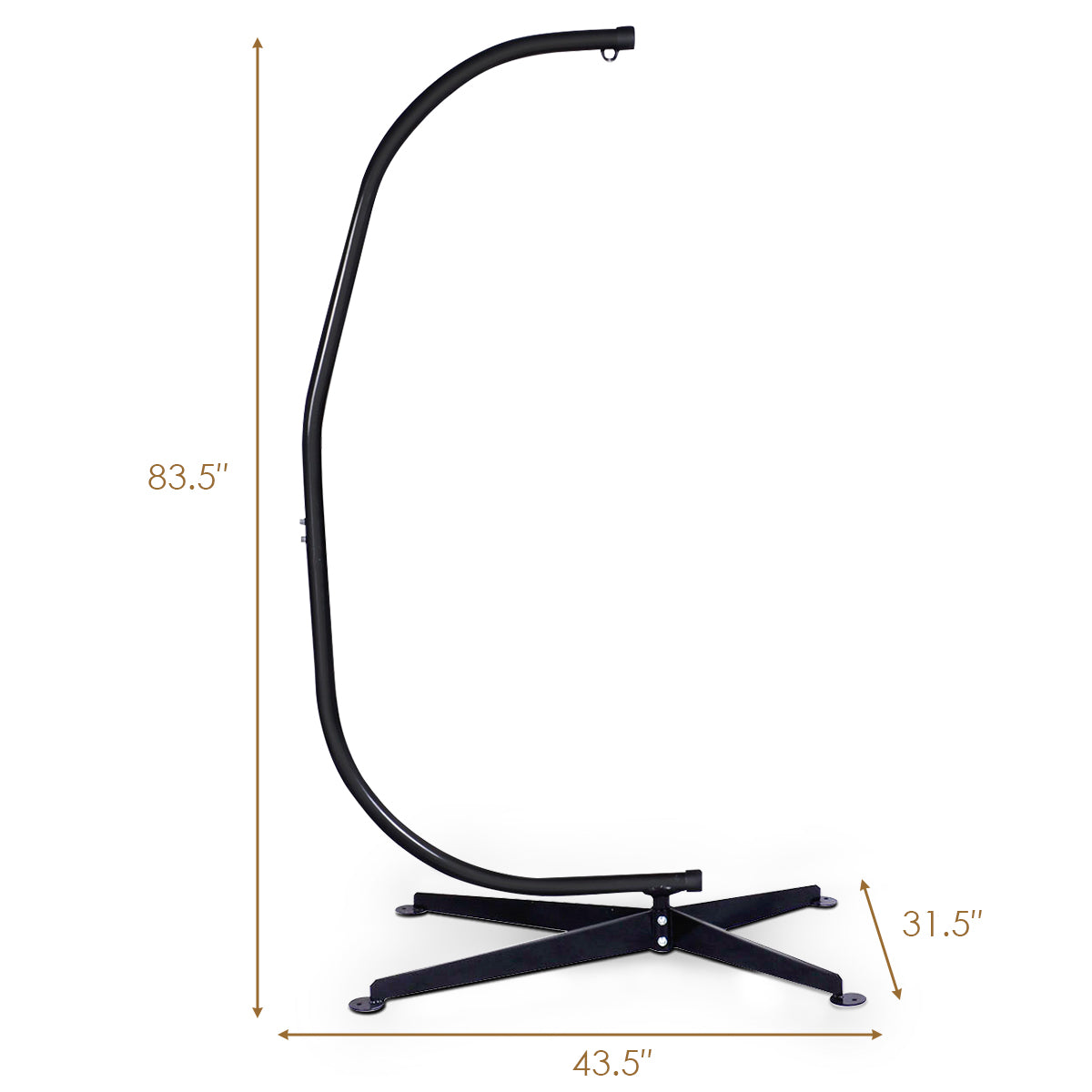 Giantex Hammock Chair Stand, Hanging Chair Stand, C Stand for Hanging Chair 