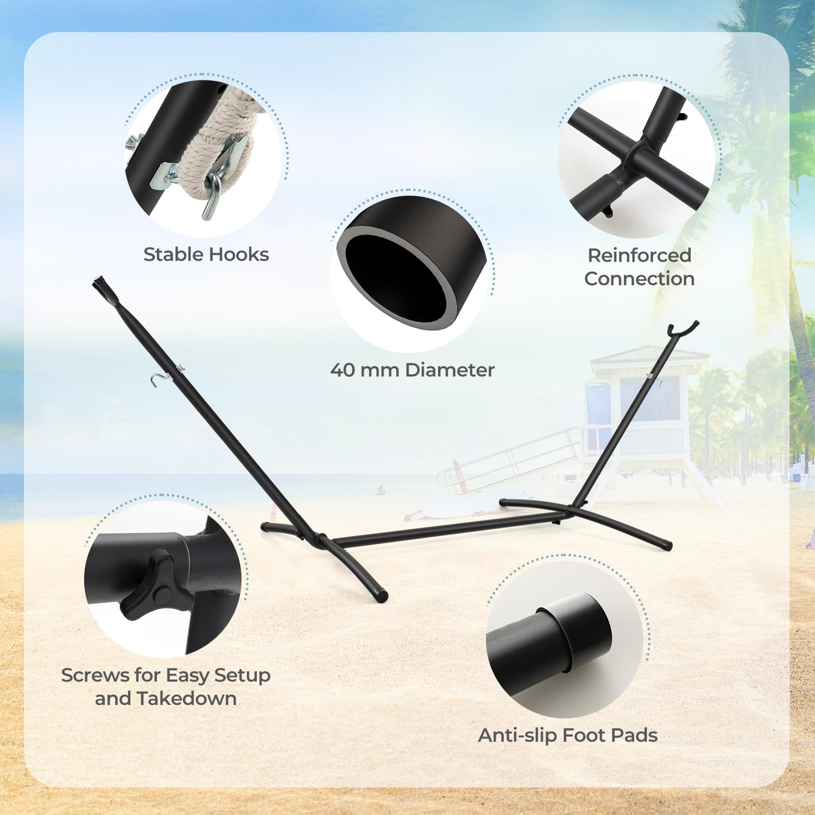 Giantex Hammock with Stand for Outside 