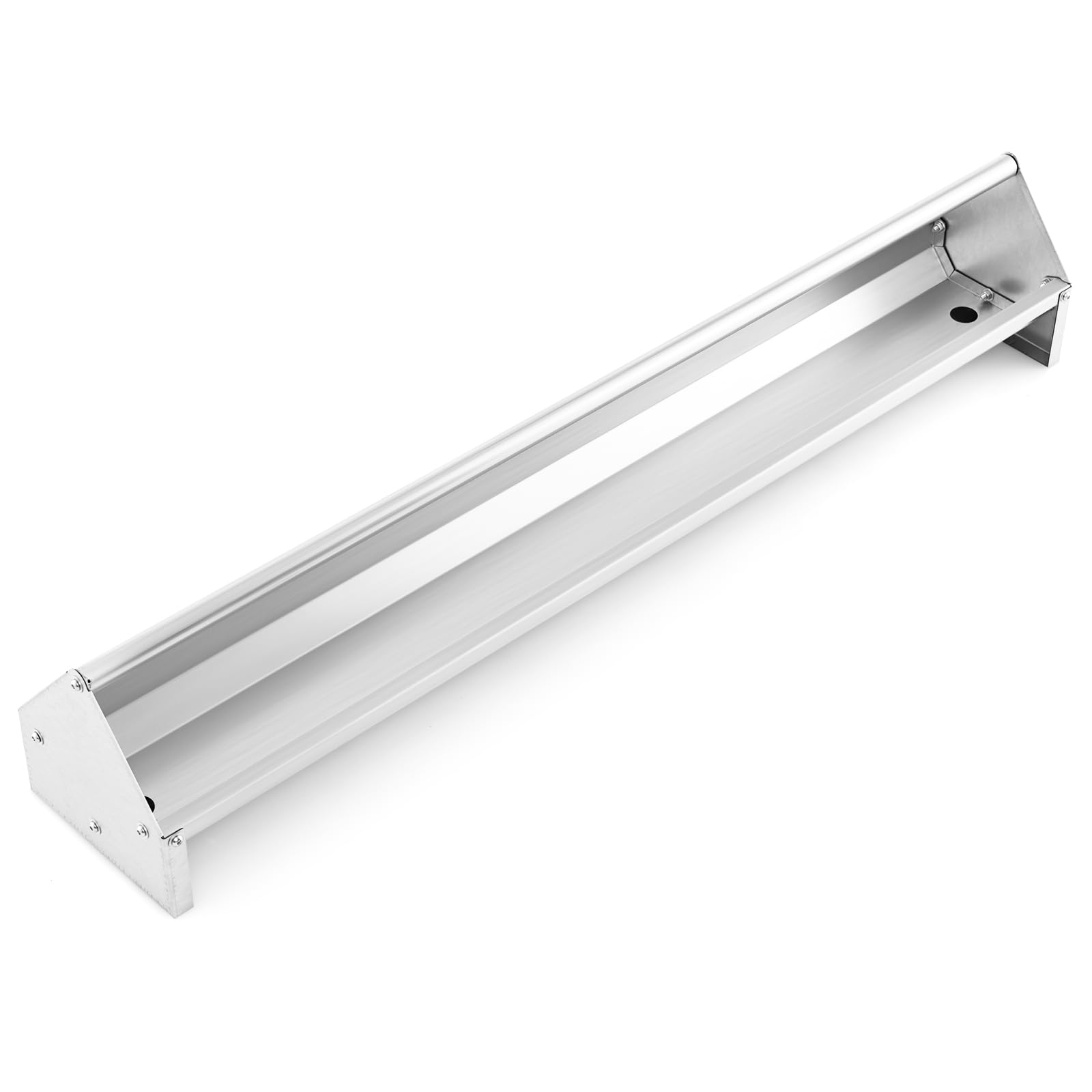 Giantex Chicken Feeding Trough 45" Long - Heavy Duty Galvanized Steel Chicken Feeder 