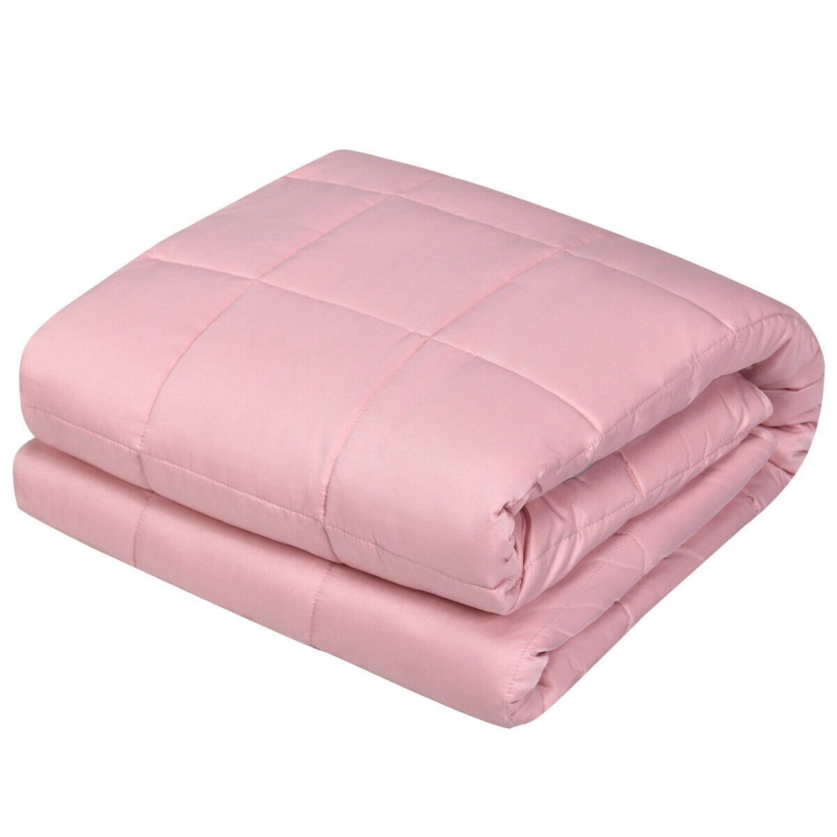 Cooling Weighted Blanket, Luxury Cooling Silk Sewed in Cotton, 41"x60" | 7lbs/10lbs 