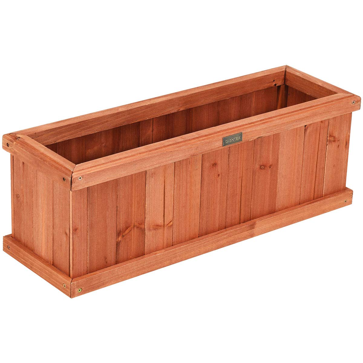 Raised Garden Bed Flower or Vegetable Planter (28" L X 9" W X 10" H) 