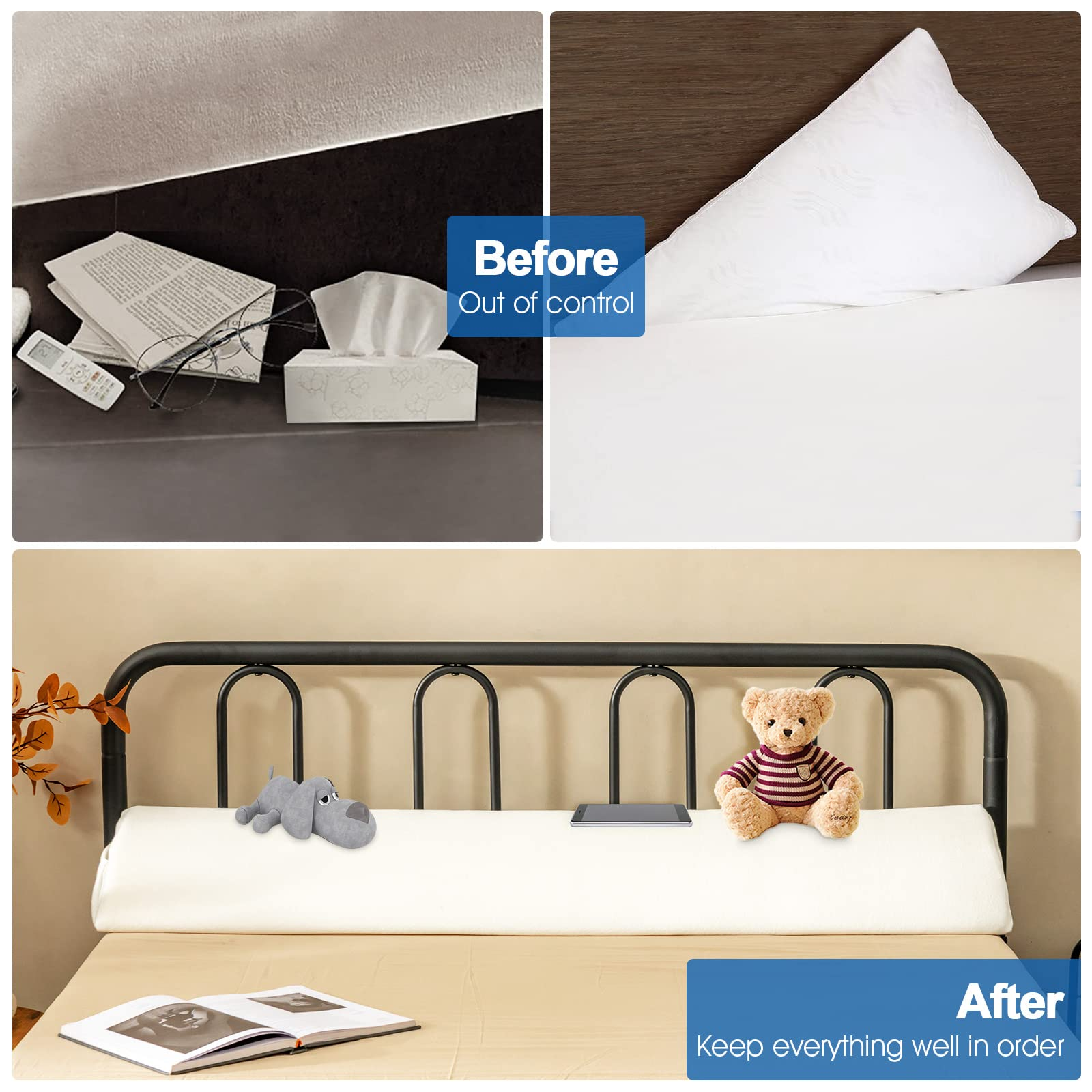 Giantex Bed Wedge Pillow Stopper 