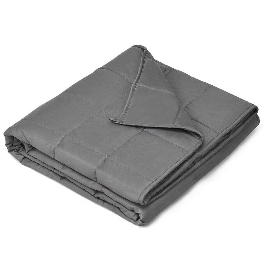 Premium Weighted Blanket Smaller Pockets | 48"x72" | Twin Size 