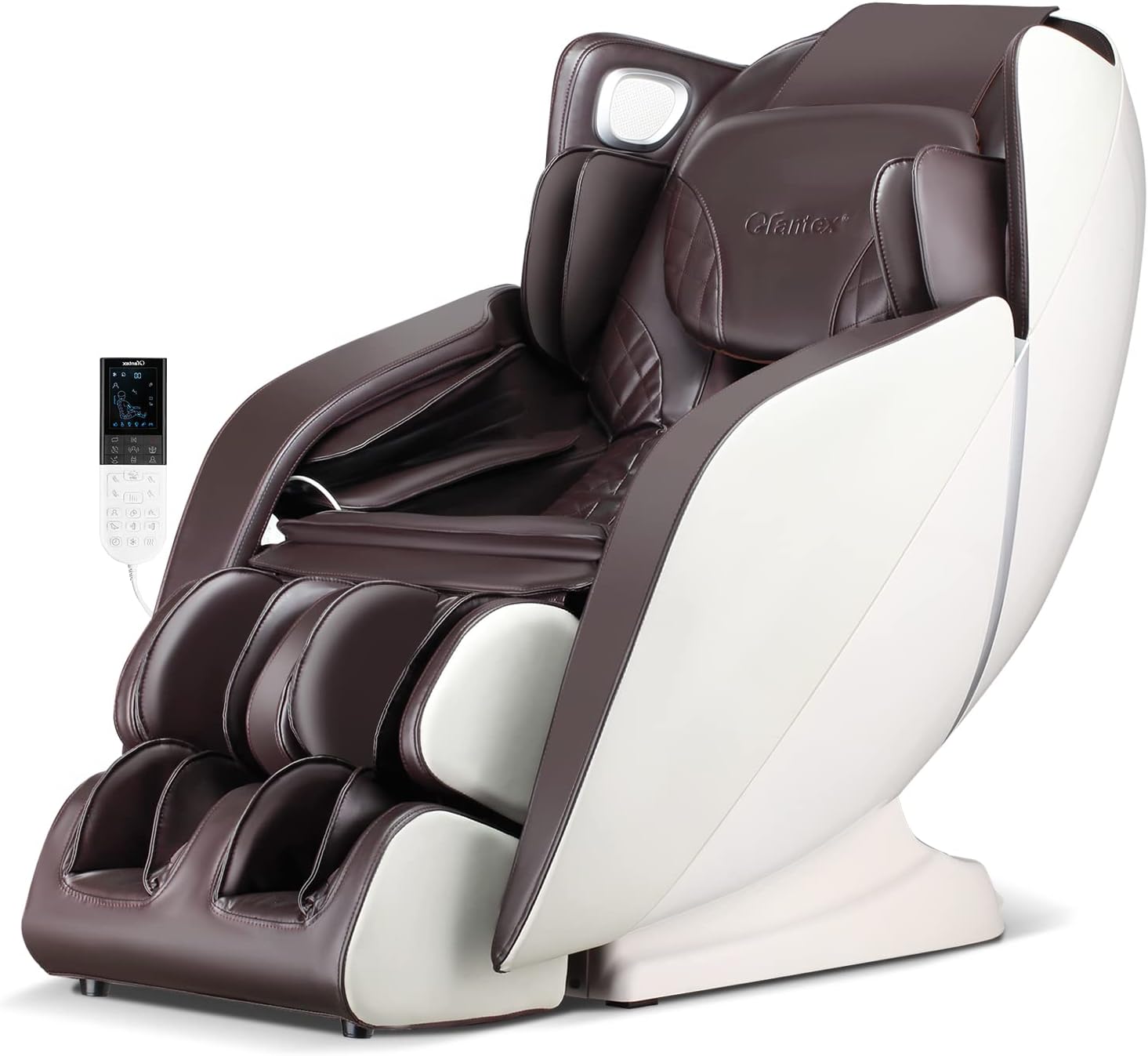 Giantex Comfort Full Body Massage Chair - Zero Gravity Massaging Recliner w/SL Track, Airbags, Foot Rollers 