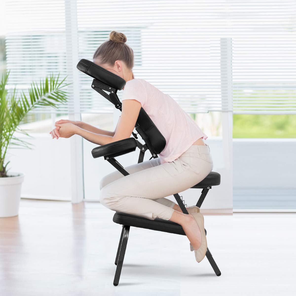 Portable Light Weight Massage Chair Travel Massage Tattoo Spa Chair 