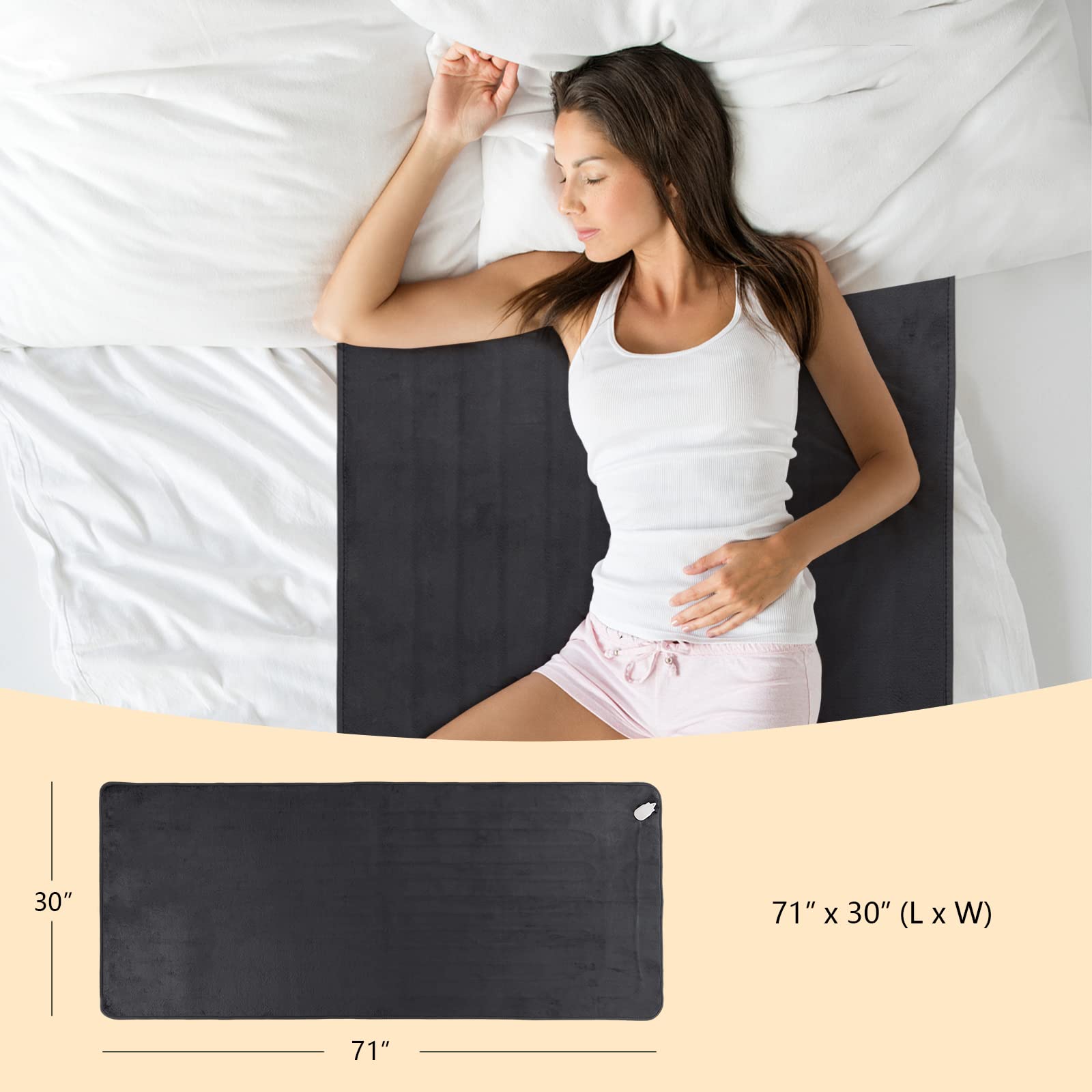 Giantex Heated Mattress Pad 