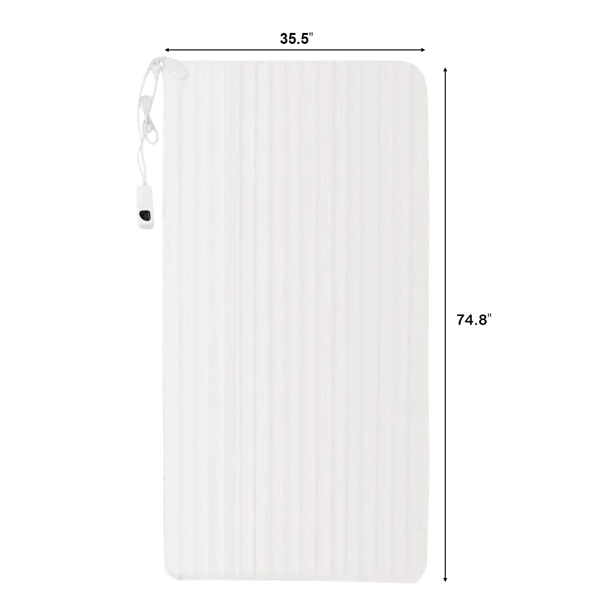 Giantex Smart Electric Heated Mattress Pad, Heating Bed Topper Blankets w/ Low-Voltage 