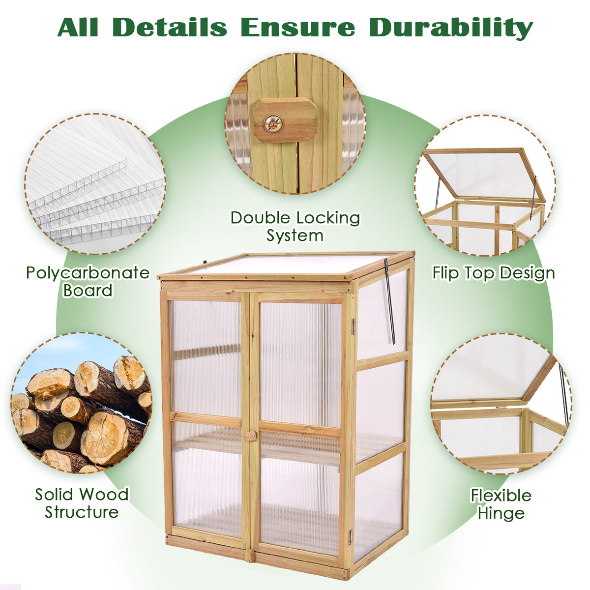 Raised Flower Planter Protection (35.4" X 31.3" X 23.0") 