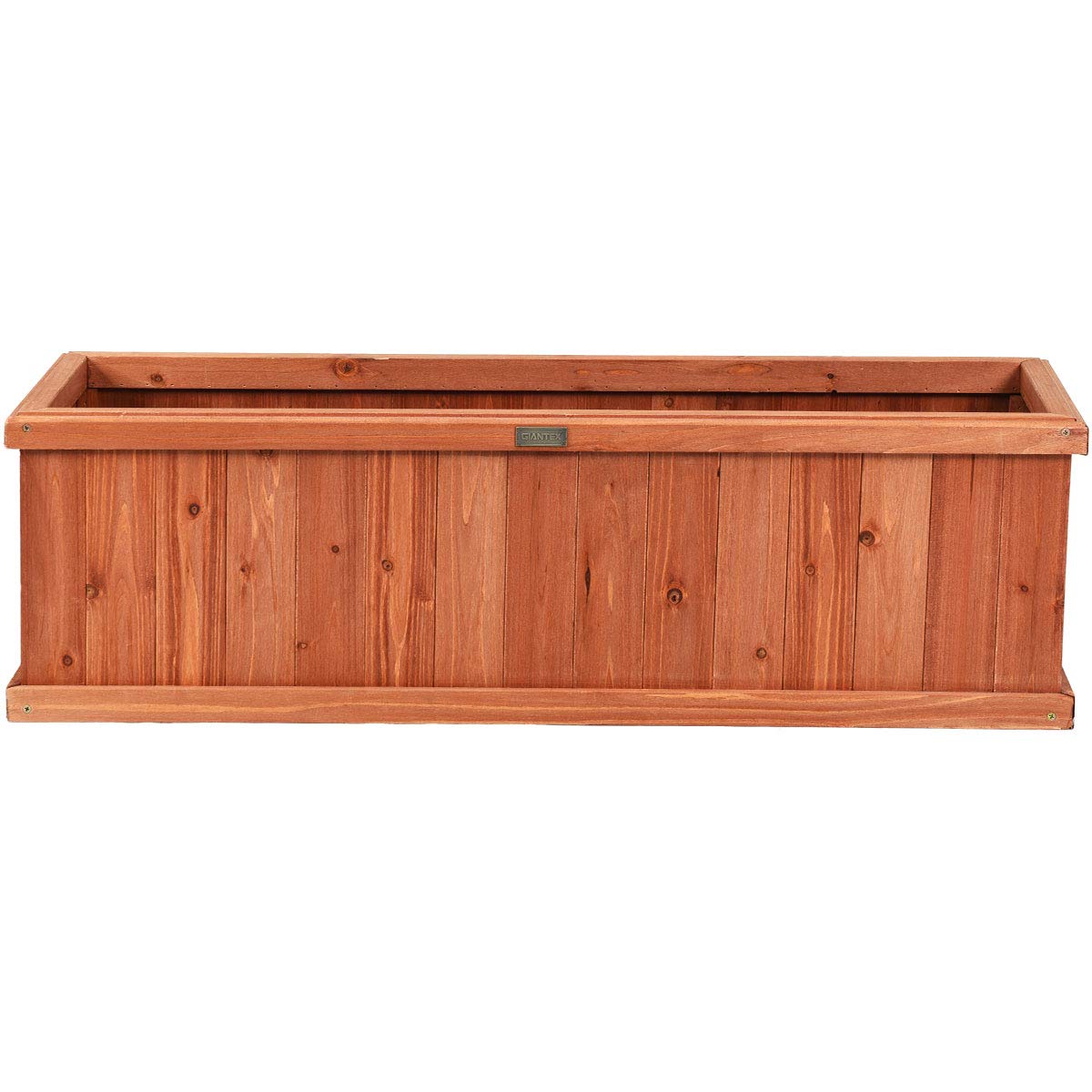 Raised Garden Flower or Vegetable Planter (40"L X 12"W X 12"H) 