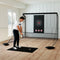Golf Practice Hitting Net with Dual Side Barriers, Target Cloth & Metal Frame, Portable Golf Training Cage