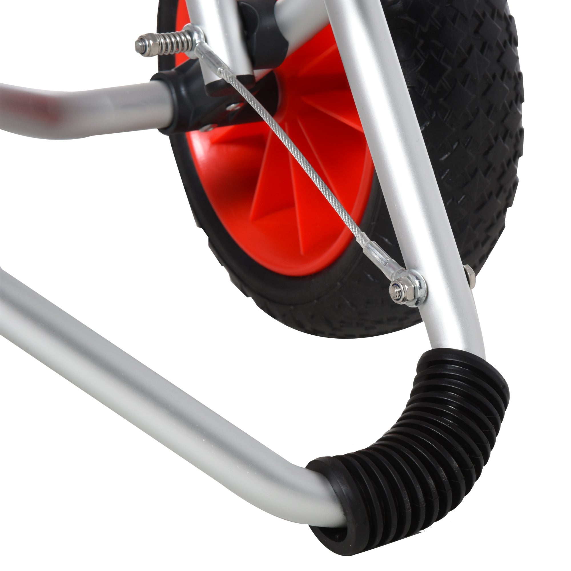 Soozier Aluminum Kayak Cart Canoe Carrier Dolly Trolley Airless Tires Beach Sand Silver 