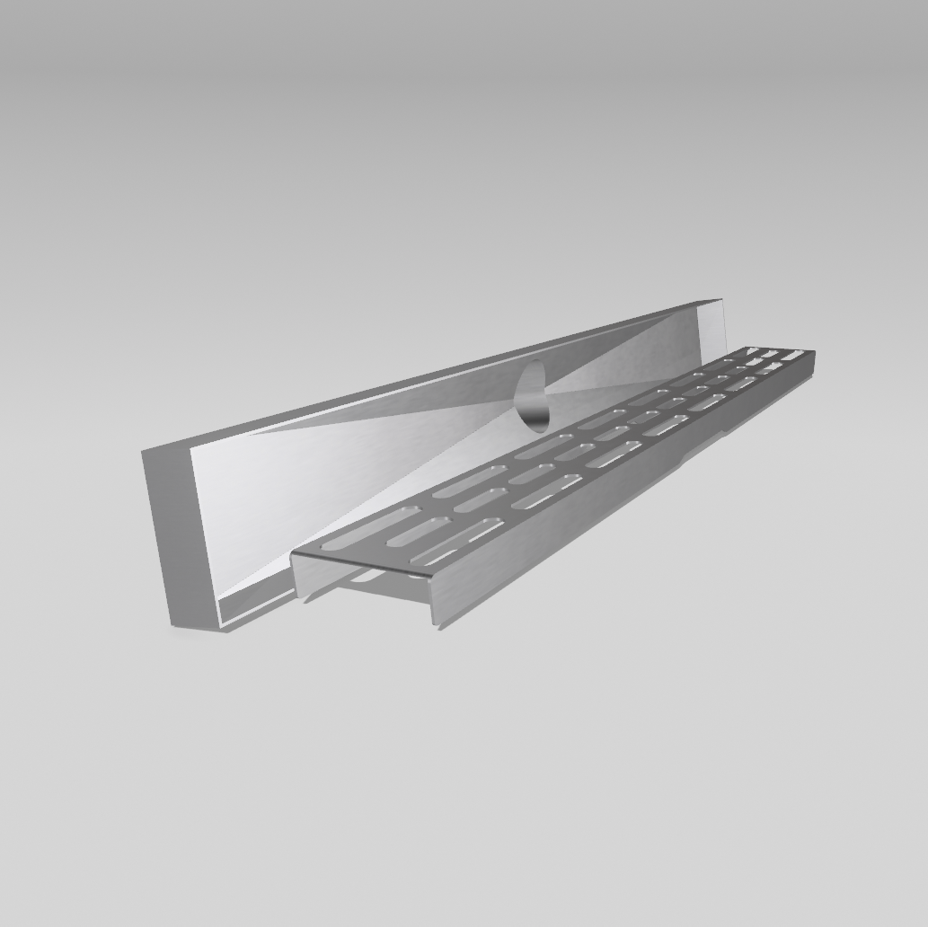 Cascena 32″ Linear Shower Drain, 304 Stainless — Tile-In or Grate Cover