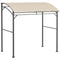 Outsunny BBQ Grill Gazebo 7x5 ft Steel Frame Garden Canopy Tent Beige with Hooks Outdoor Sun Shade