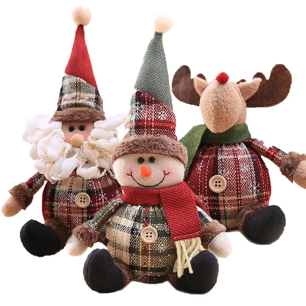 Christmas Doll Ornaments Merry Christmas Decorations For Home 2024 Xmas Decor Gifts Navidad Natal Noel New Year Decor 2025 Gifts