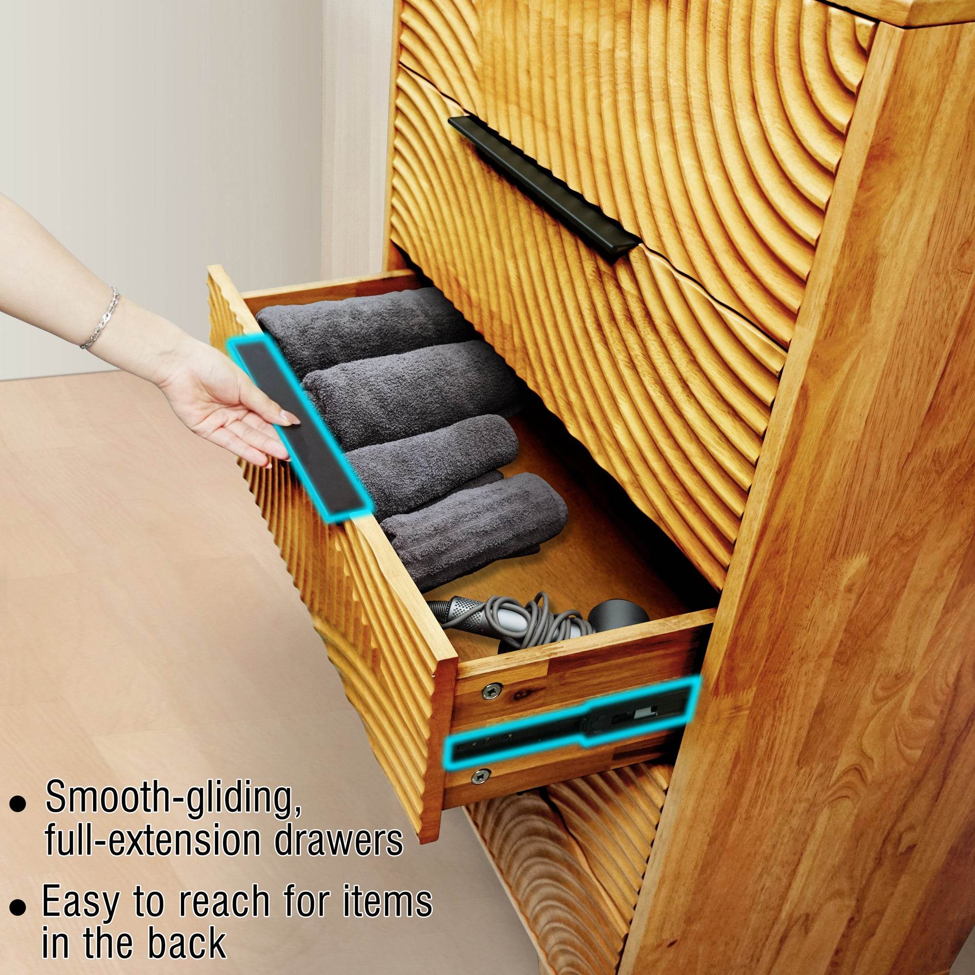 Harmony Dresser with 5 Drawers 